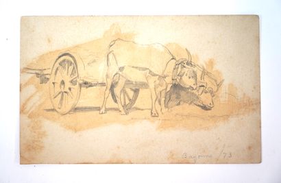 Frédéric Arthur BRIDGMAN (1847-1928) Studies of Horses
Two pencil drawings.
Stamp...