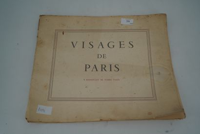 null Visages de Paris, huit aquarelles de Pierre Pagès.