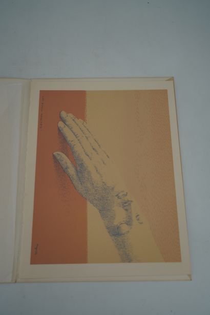 null René MAGRITTE (1898-1967), Les bijoux indiscrets, 1963, lithographie signée...