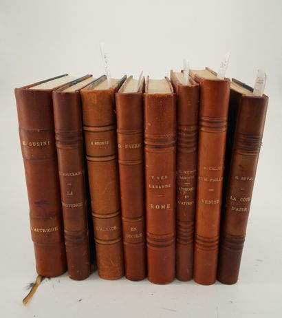 null Six volumes " L'Alsace", " Sicile", " Rome", " La côte d'azur", " La Provence",...