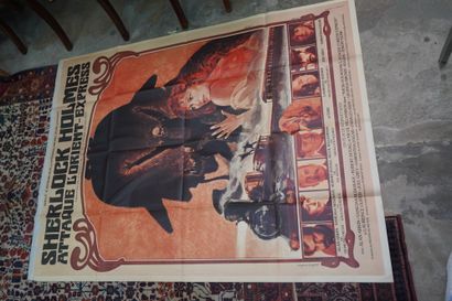 null Réunion d'affiches de cinéma comprenant : Le Dictateur ; Sherlock Holmes, Attaque...