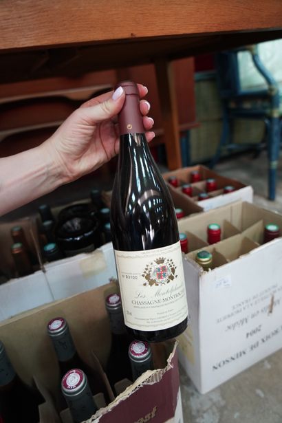 null *Réunion de bouteilles de vin Croix de Lagorce et Croix de Mincon ; Champagne...