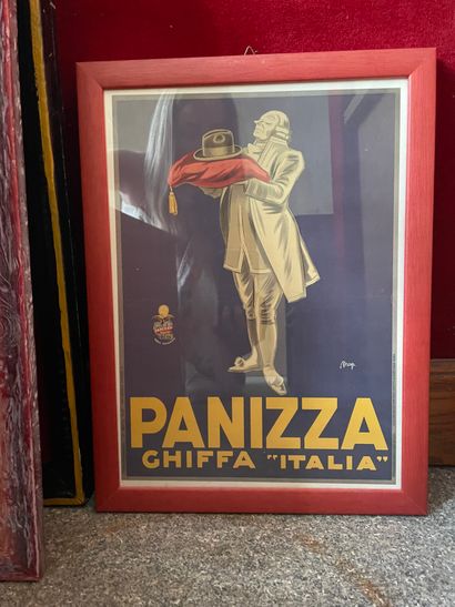 null Série de dix reproductions d’affiches italiennes encadrées.