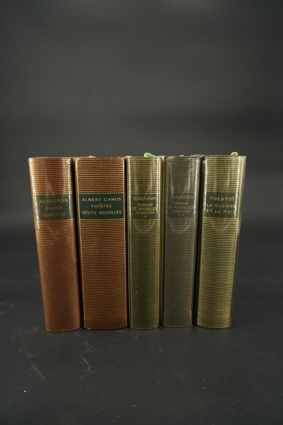Collection La Pléiade, 5 volumes, Tolstoï,...