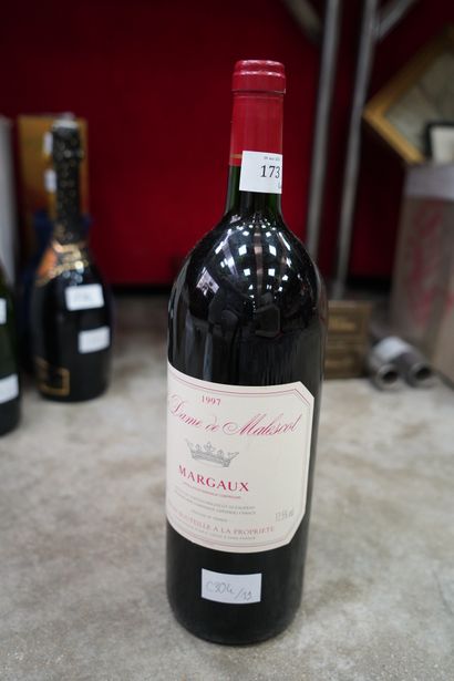 null 1 Magnum de vin La Dame de Malescot, Margaux, 1997, épaule basse