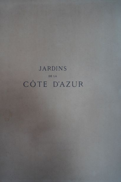 null GODARD, Jardins de la Côte d'Azur, Paris, Librairie générale de l'architecture...