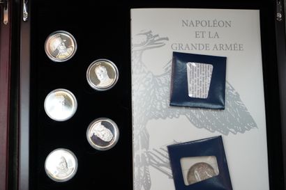 null Collection de pièces commémoratives Napoléon et la grande armée, Régions françaises,...