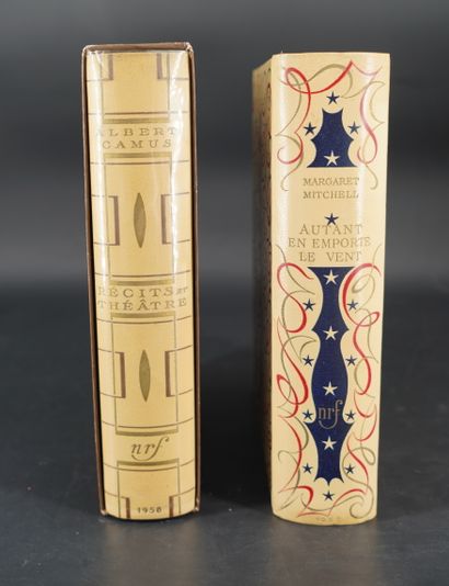 null 2 volumes : Albert Camus, récits théâtre, NRF 1956, illustré ; Margaret MITCHELL,...