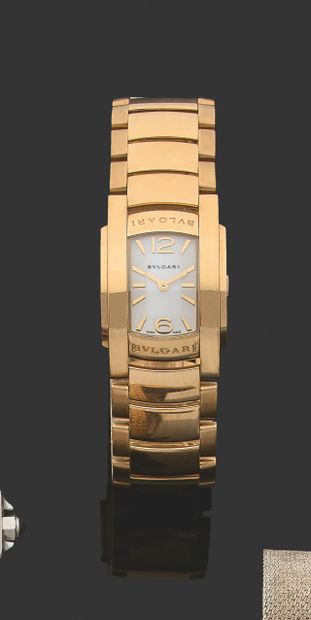 Bulgari ASSIOMA Ref. AA 31 G No. L 009
LADY'S BRACELET WATCH 18k (750) gold, Curvex...