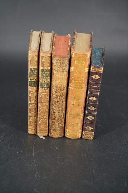 null Ensemble de volumes La Duchesse de la Vallières par Mme de Genlis, 2 volumes,...