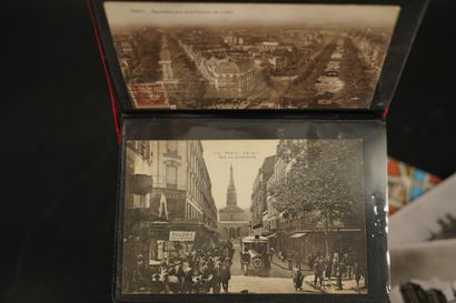 null Réunion de cartes postales anciennes sur le thème de Paris