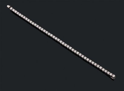 null BRACELET ARTICULATED Platinum 850 thousandths and
White gold 750 thousandth,...