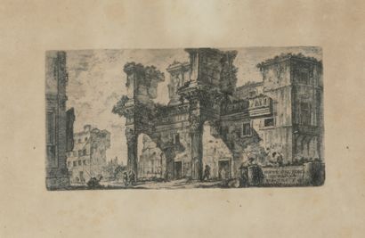 GIOVANNI BATTISTA PIRANESI (1720-1778) Nerva论坛的一部分--伊斯特里亚的Arco di Pola...
来自 "Alcune...