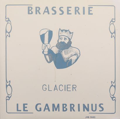 PLATEAU DE GUÉRIDON DE LA BRASSERIE-GLACIER...
