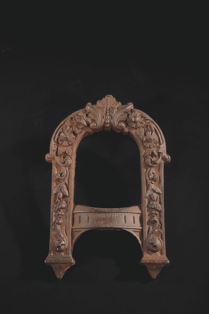 null BOOT SCRAPER FOR A BUILDING PORCH, PARIS
Cast iron, shaped like an arcade with...