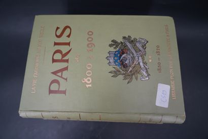 null SIMOND CHARLES. Paris de 1800 à 1900, Paris, Plon Nourrit, 1900.3 volumes in-4...