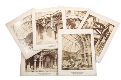 null EXPOSITION UNIVERSELLE, PARIS 1900. ANONYME. Escalier d’honneur du Grand Palais....