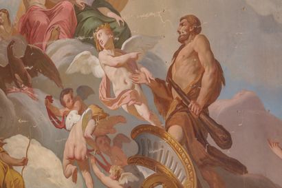 null SECOND EMPIRE SCHOOL, AFTER FRANÇOIS LEMOYNE (1688-1737) FOR THE CEILING OF...