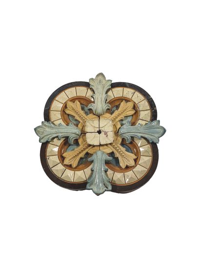 null BEAUTIFUL ROSE OF ARCHITECTURAL DECORATION
Polychrome enamelled terracotta,...