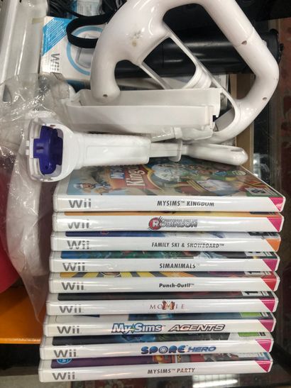 Console Nintendo WII et jeux, En l'état.