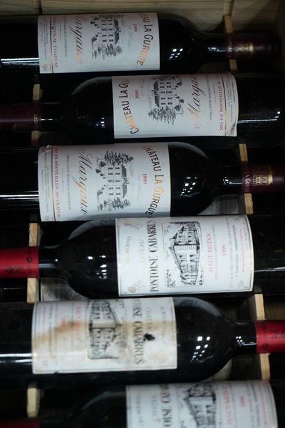 null 6 bouteilles, Margaux, Château Le Gurgue, 1999 ; 6 bouteilles, Haut Médoc, Château...