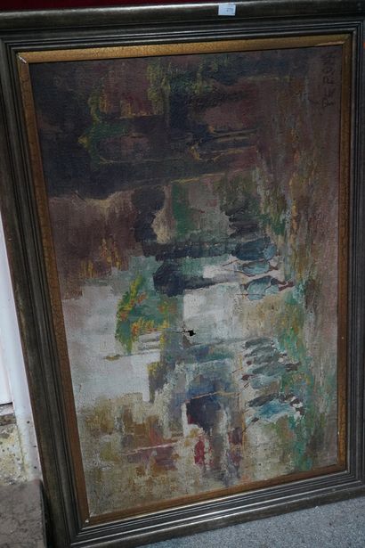 null Paul VERONA (1897-1966), Scène orientaliste, huile sur toile signée en bas à...