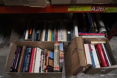 null Réunion de livres beaux arts et de livres sur paris.6 cartons. En l'état.