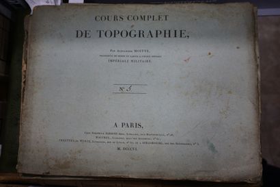 null MOITTE Alexandre, Cours complet de topographie. Paris, Théophile Barrois, 1851....