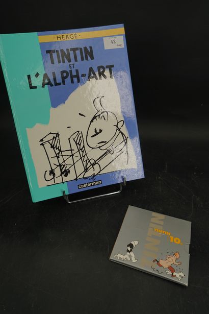 null Hergé, Tintin et l'Alph Art, Casterman, un album. On joint une pièce de 10 euros...