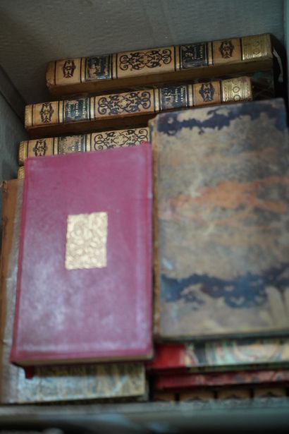 null Réunion de livres reliés, XIXe et modernes ; ouvrages divers, dont Beaux-arts,...