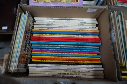null Réunion de BD, Tintin, Spirou, Alix, … 6 cartons. En l'état.