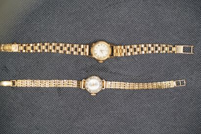 null MATY et NIVADA, deux montres bracelets de dame, les boîtiers et les bracelets...