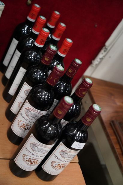 null 6 bouteilles de Château-Poujeaux 2003, et 6 bouteilles de Château Camensac ...