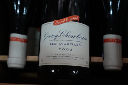 null 6 bouteilles de Gevrey-Chambertin, les Evocelles, domaine David Duband, 200...