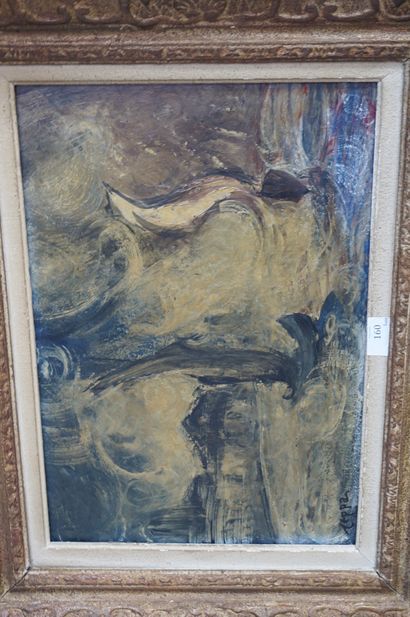 null Louis TEPPA (1902 - 1972), paysage au voilier, huile sur panneau signée en bas...