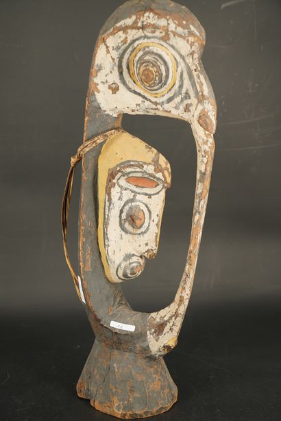 null Sculpture ancienne Sepik, figurant un esprit. Ancienne collection australienne,...