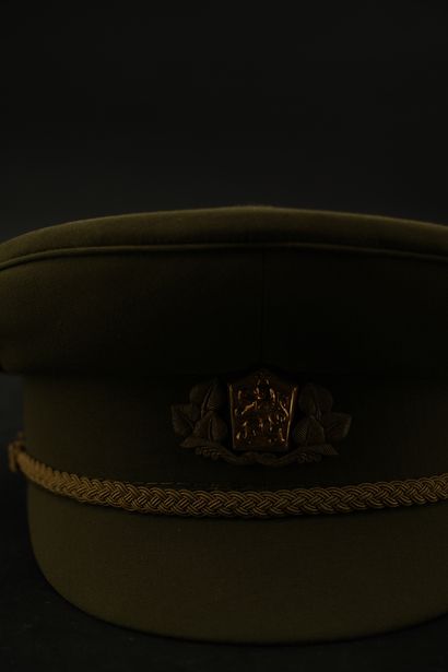 null Tchécoslovaquie, casquette de service général de l'armée de terre.