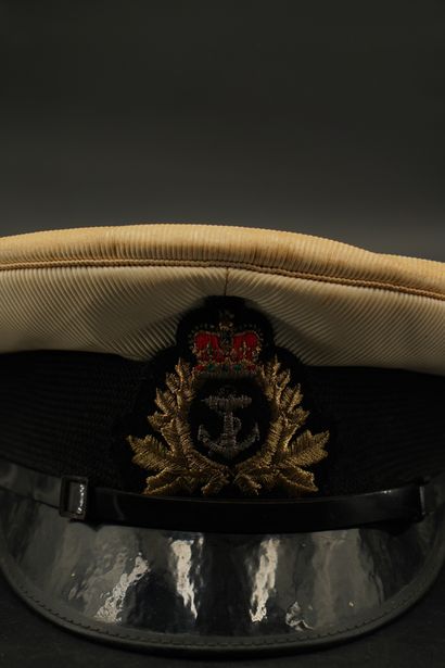 null Canada, casquette d'officier subalterne de la "Royal Canadian Navy".