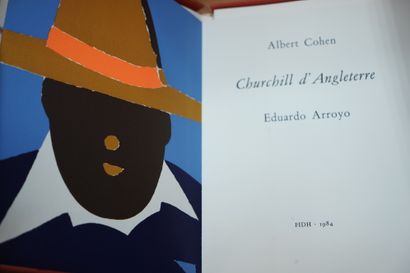 null Albert COHEN, Churchill d’Angleterre, FIDH 1984, un volume en feuilles, illustré...