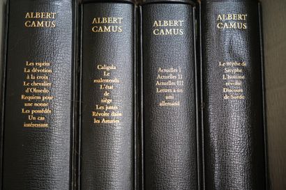 null Albert Camus, œOeuvres, éditions André Sauret, 8 volumes reliés, illustrés par...