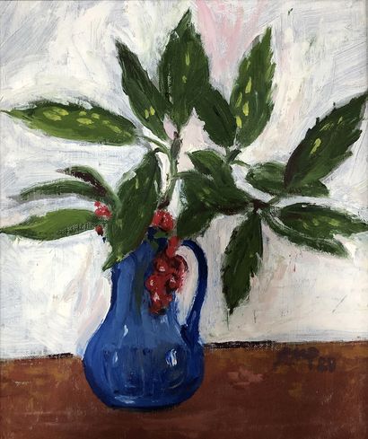 null RAYMOND PARGAMIN (1915 - 2010)

. Bouquet de fleurs dans un vase. 

Huile sur...