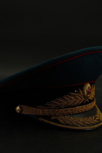 null Union Soviétique, casquette de parade d'officier du K.G.B.