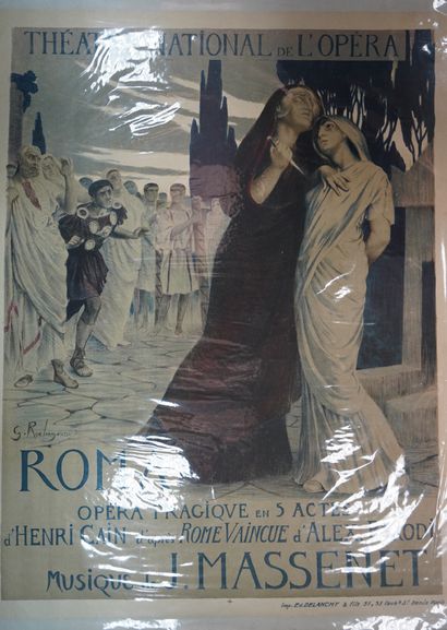THÉÂTRE NATIONAL DE L'OPÉRA. ROMA opéra tragique...