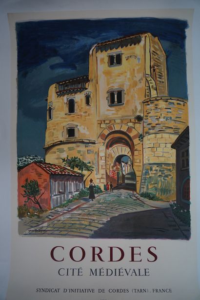CORDES - Cité Médiévale. Illustrée par Yves...