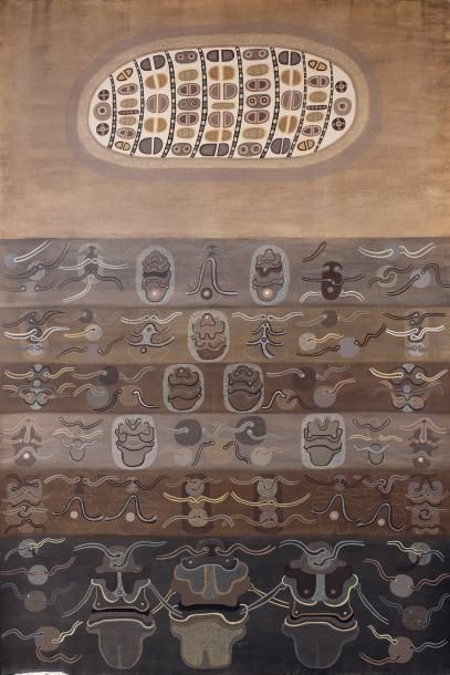Dana ROMAN Geneses Huile sur toile, 1981, 130 x 196 cm