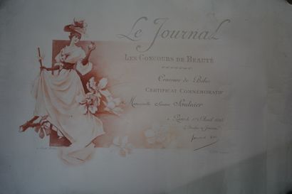 null JP LEGRAND, Montmartre, aquarelle sur papier, signée en bas à droite ; Ecole...