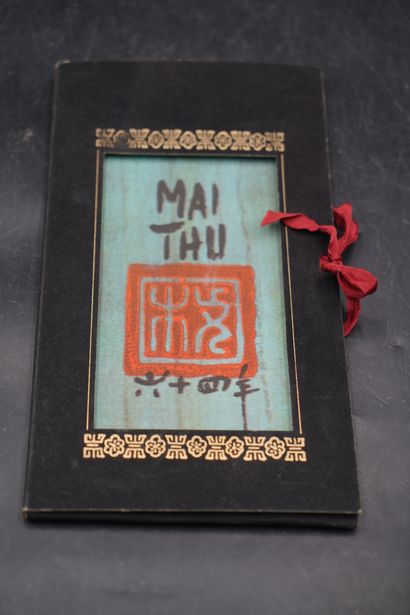 null Monographie du peintre vietnamien MAI THU par Michel BOUJU avec la signature...