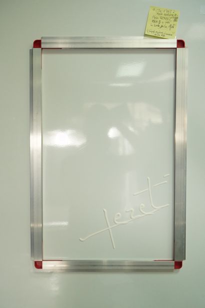 null Alain FERET (1955-2021)
Hommage à Keith Haring
Tirage sous verre acrylique brillant,...