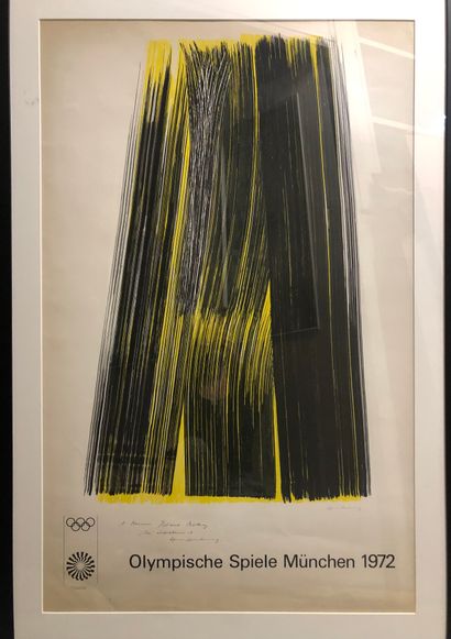 null Hans HARTUNG (1904-1989)
Composition
Affiche pour les jeux olympique de Munich...