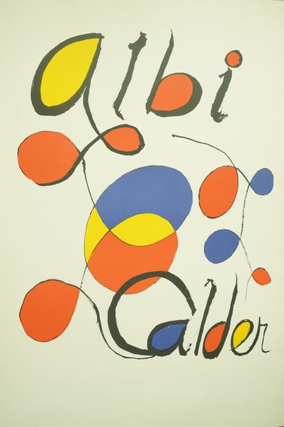 null Alexandre CALDER (1898-1976), d’après
Albi
Lithographie en couleur signée dans...
